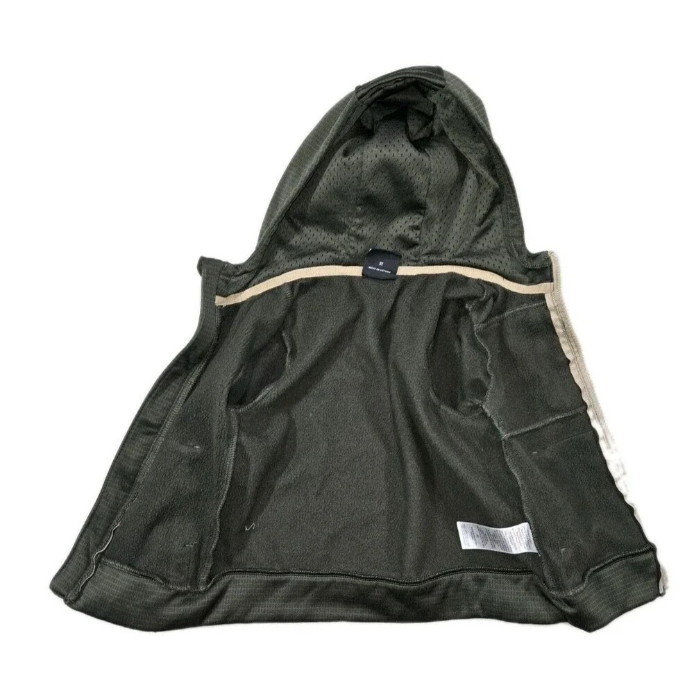 Lot Of 2 Boys Athletic Works Full Zip Hoodie Jacket Size 3T Gray Green